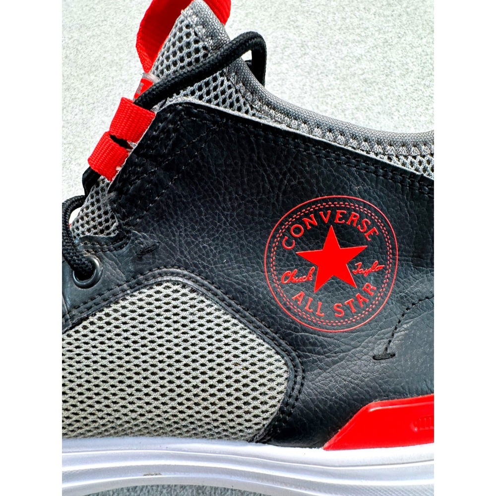 Converse Chuck Taylor All Star Ultra Mens 7.5 Black Grey Red High Top Sneaker - Picture 6 of 8